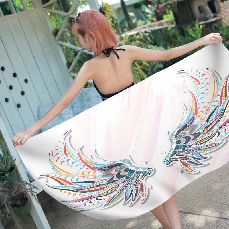 Rectangular Beach Towel Digital Printing Towel