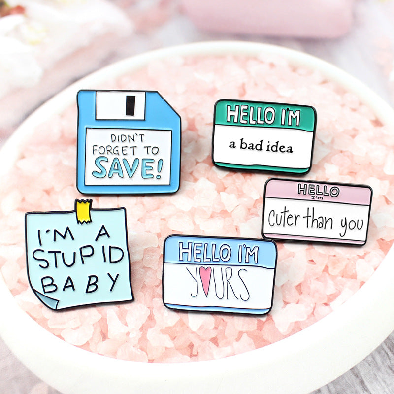 Cartoon Dripping Brooch