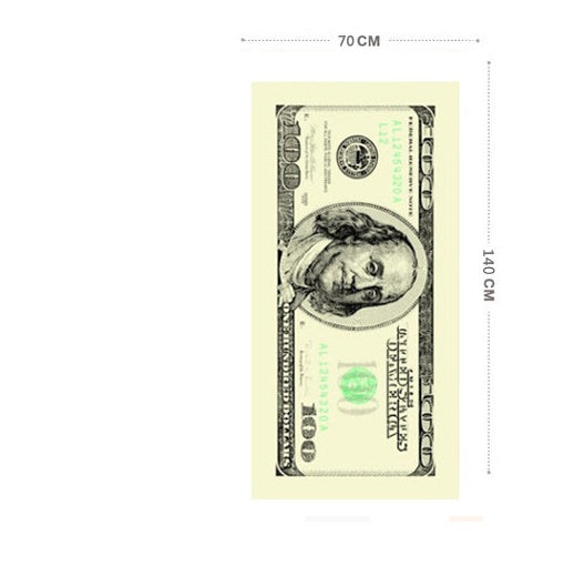 Sand-Proof Dollar Euro Beach Towel