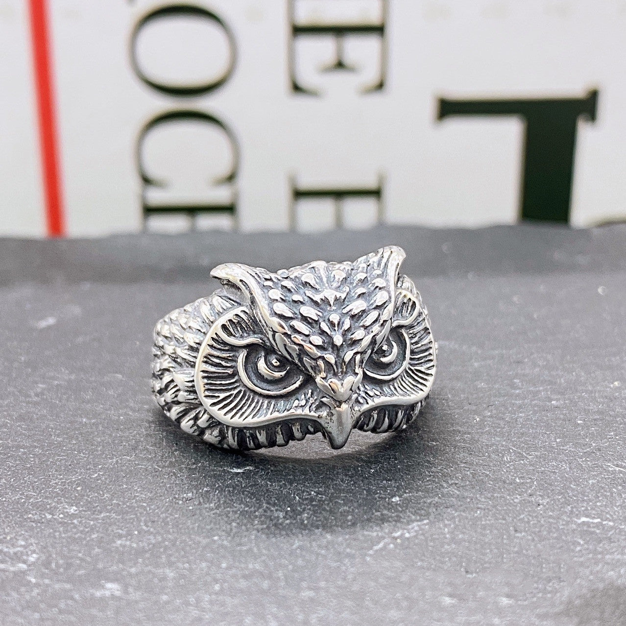 Men's Domineering Personality Handmade Bull Head Ring