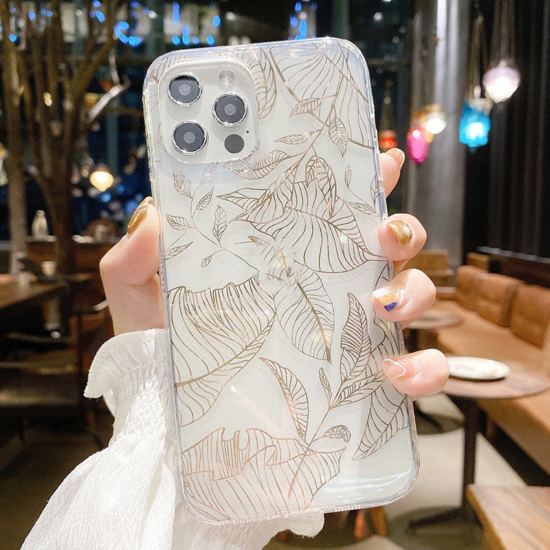 Electroplating Printing Creative Silicone Phone Case
