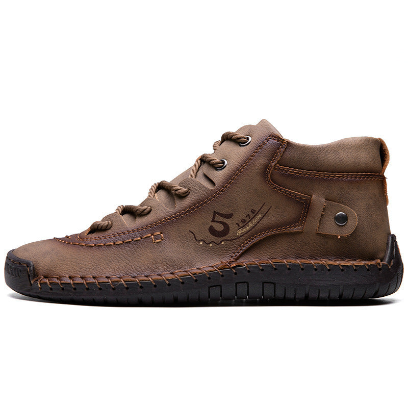 Men's Foreign Trade Business Men's Shoes Hand-Sewn