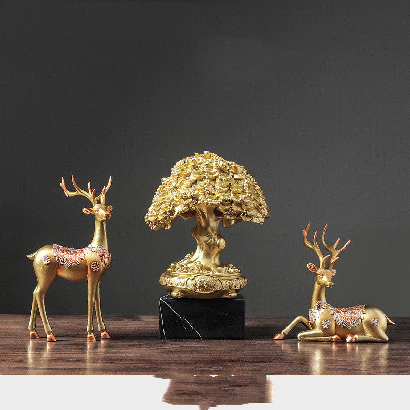 Desktop Decoration Living Room Wine Cabinet Entrance Office Decoration