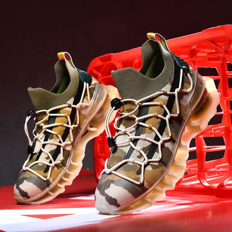 Breathable Mesh Shock Absorption Trend Running Shoes