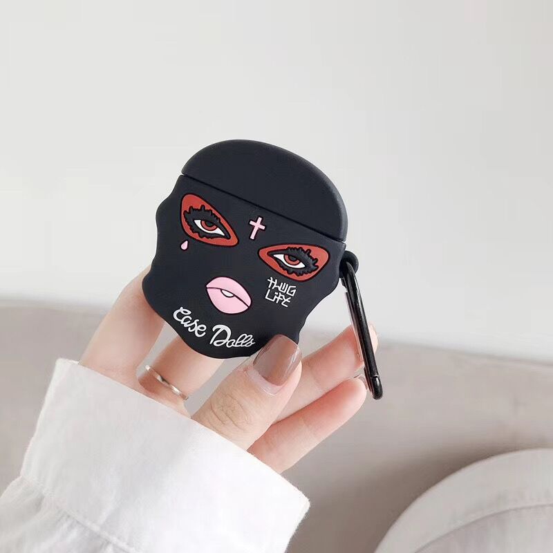 Compatible with Apple, Suitable For Airpods1 2 Generation Silicone Apple Wireless Bluetooth Headset Protective Case