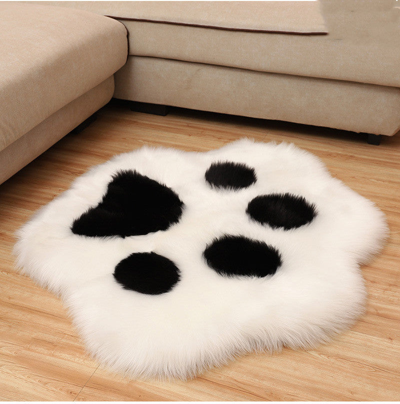 Faux Wool Bear Paw Carpet Bedroom Office