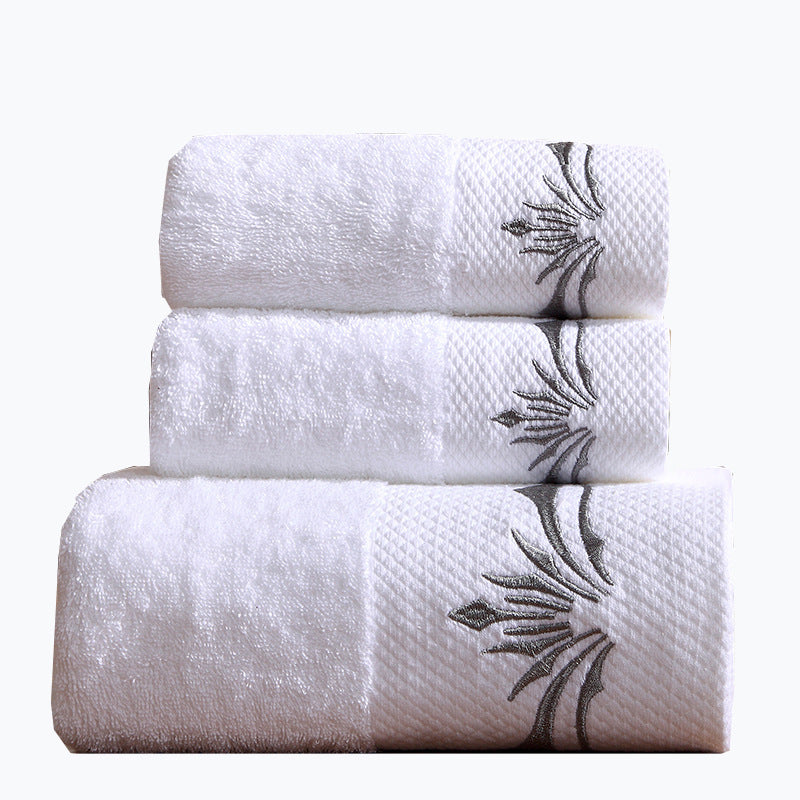Three-Piece Platinum Forged Towel Bath Towel Set