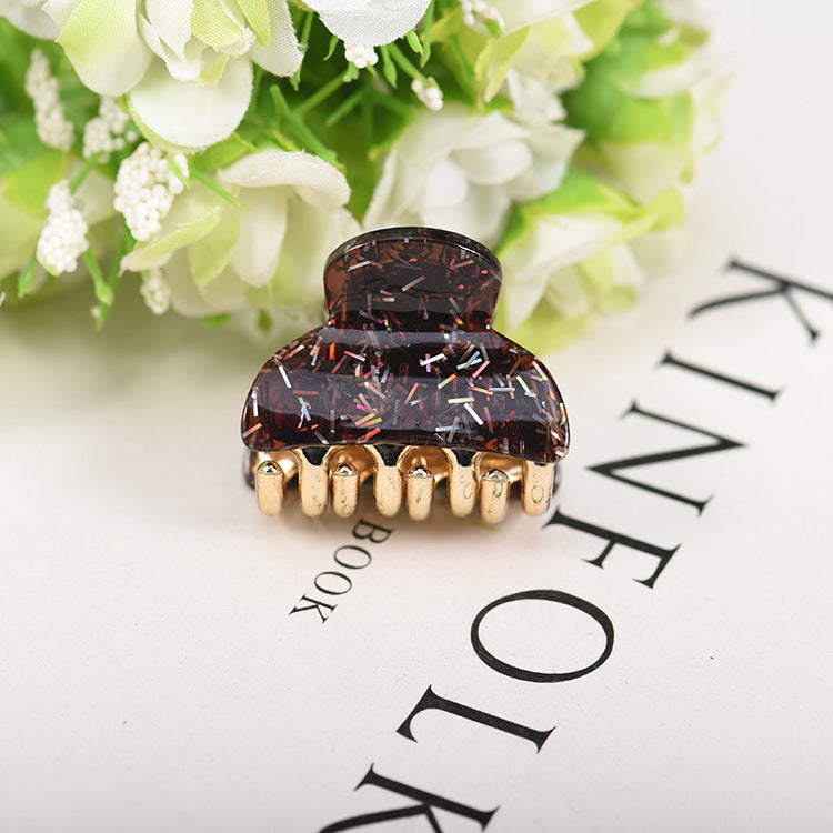 Acrylic Hair Clips Women's Ponytail Hair Catching Bath Tray Hair Clips