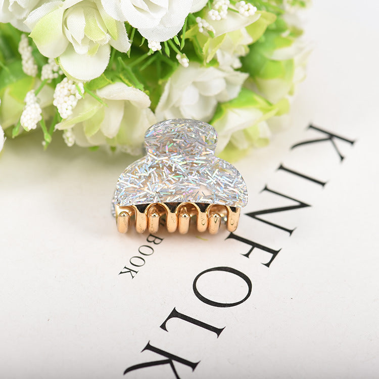 Acrylic Hair Clips Women's Ponytail Hair Catching Bath Tray Hair Clips