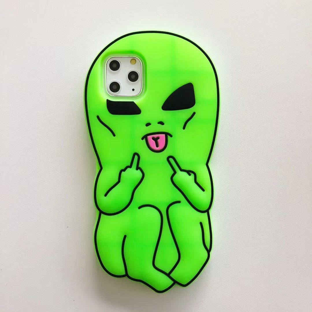 3D Strange Alien Cartoon Soft Cover