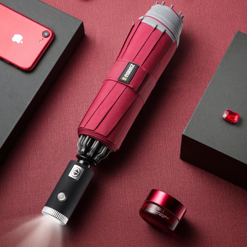 Men's Fully Automatic Reverse Umbrella for Car-Carrying Umbrellas