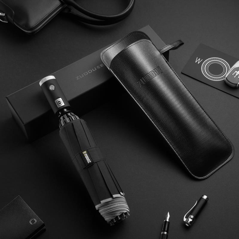 Men's Fully Automatic Reverse Umbrella for Car-Carrying Umbrellas