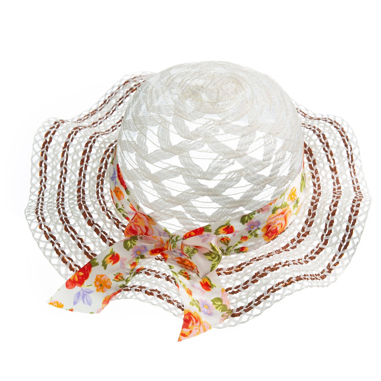 Ladies Fashion Sun Hat Foldable Straw Hat