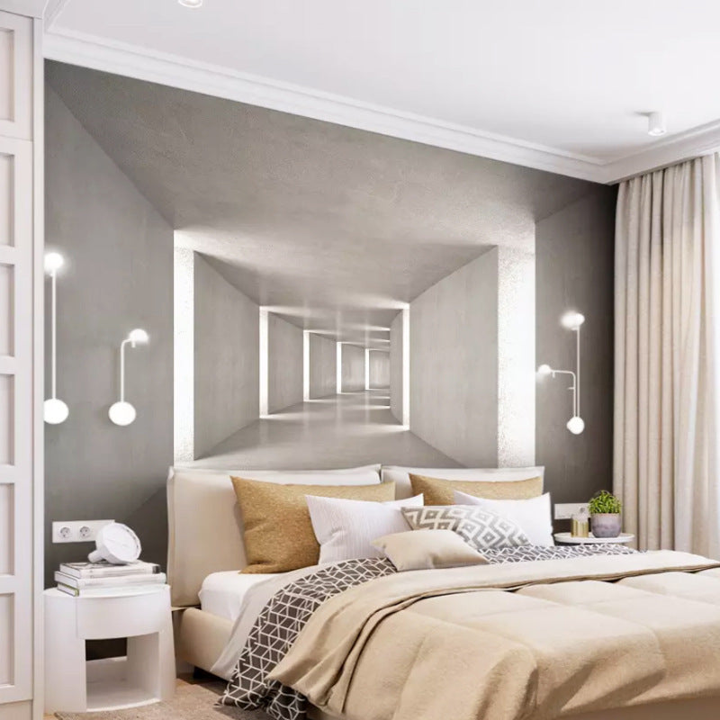 3D Three-Dimensional Extended Space Mural Studio Restaurant Bar Wallpaper Living Room Background Wall Industrial Style Wallpaper