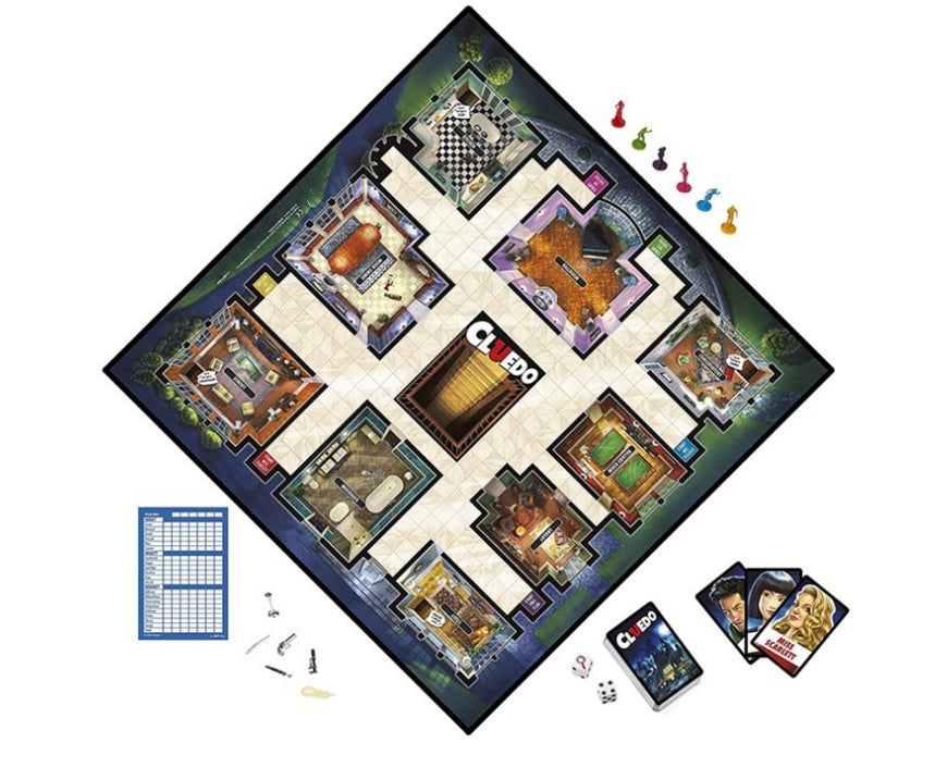 Cross-Border Cluedo Game Classic Mystery Detective Reasoning and Solving Cases Leisure and Entertainment Multiplayer Interactive Board Game Cards