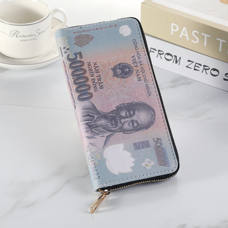 Cartoon Coin Clutch Bag Zipper Wallet Female Bill Holder
