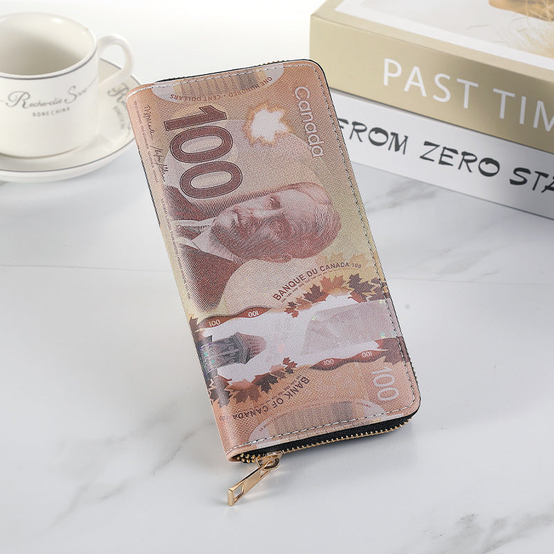 Cartoon Coin Clutch Bag Zipper Wallet Female Bill Holder