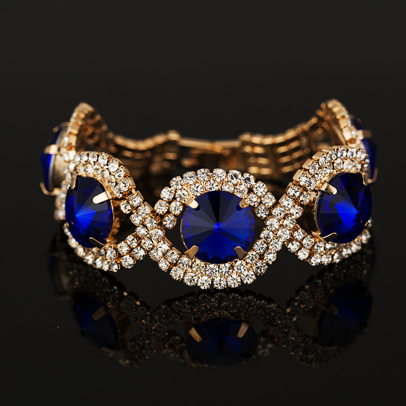 Multicolor Crystal Bracelet Jewelry Water Diamond Bracelet Wholesale