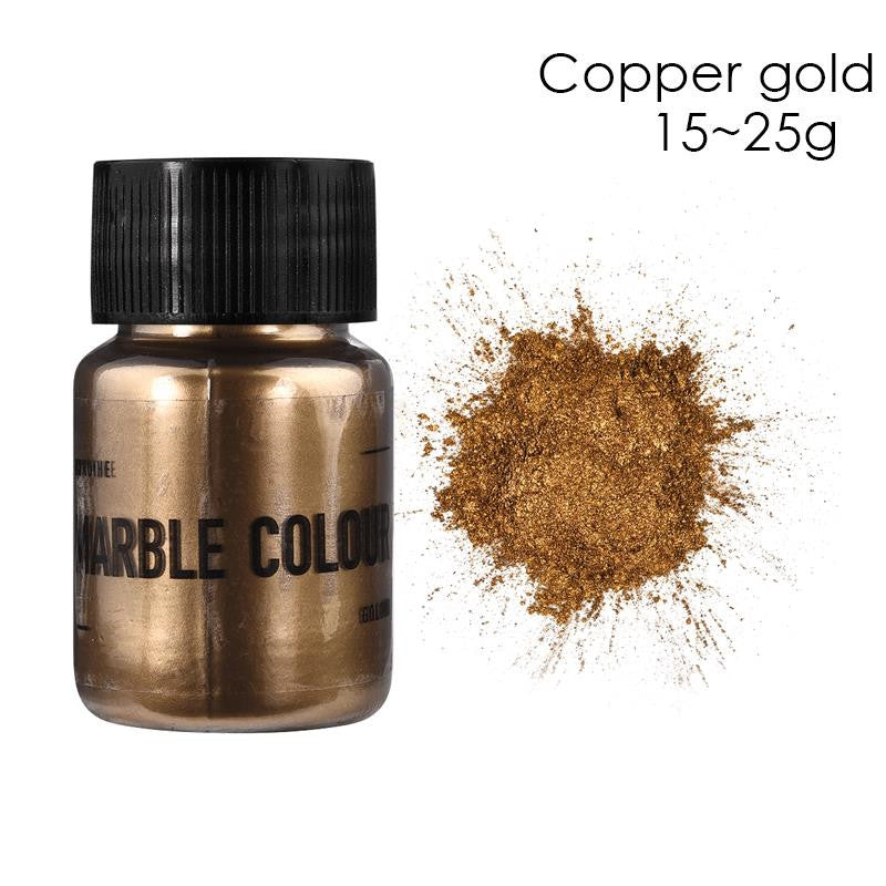 Marble Metal Powder Ins Wind Coaster Phone Case Gold And Silver Fine Glitter