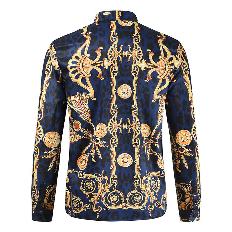 Men's 3D Positioning Printed Casual Shirt
