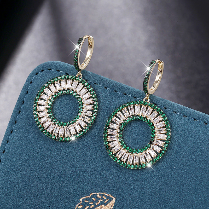 S925 Silver Needle Hoop Earrings Sterling Silver Stud Earrings