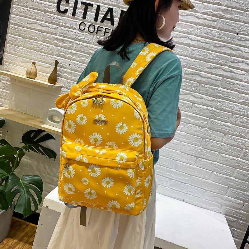 Daisy Mummy Bag Mummy Bag Double Shoulder Multi Function Diaper Bag Mother Baby Backpack