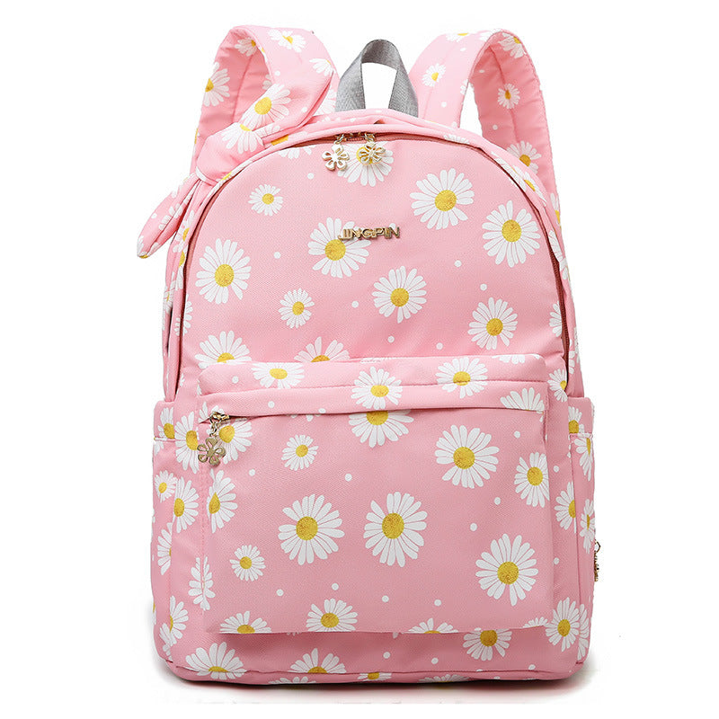 Daisy Mummy Bag Mummy Bag Double Shoulder Multi Function Diaper Bag Mother Baby Backpack