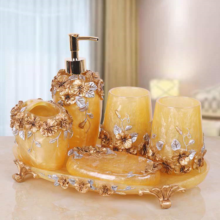 Household Bathroom Five-Piece Wash Set
