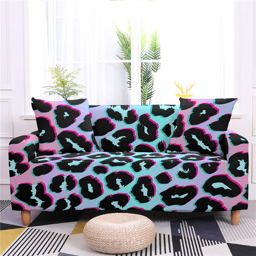 Leopard Stripe Pattern Modern Stretch Sofa Cover