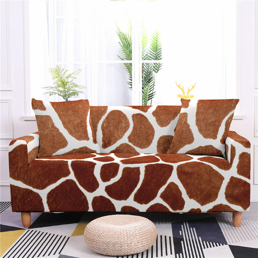 Leopard Stripe Pattern Modern Stretch Sofa Cover