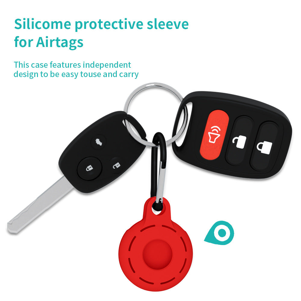 Compatible with Apple , Tracker Soft Shell Silicone Positioning Protective Cover