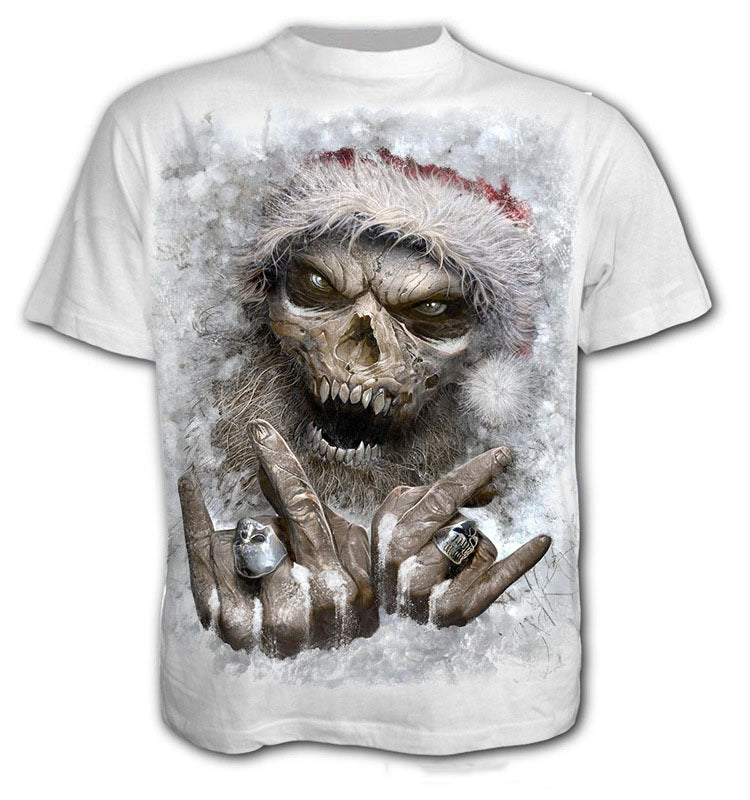 Large Size Men's T-Shirt Men's 3D Digital Printing Short Sleeves