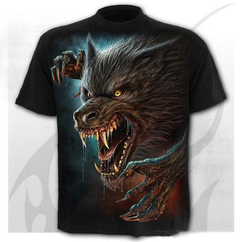 Large Size Men's T-Shirt Men's 3D Digital Printing Short Sleeves