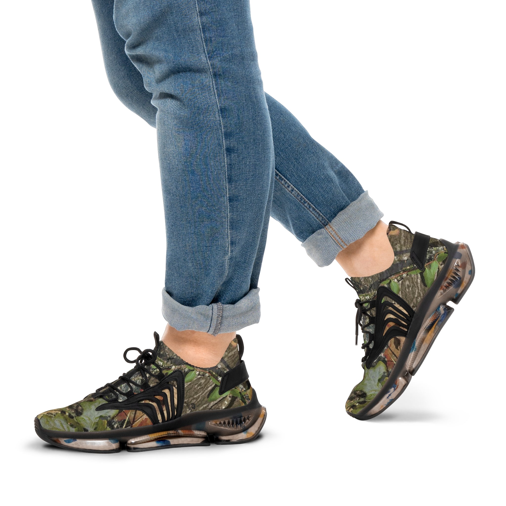 Men's Camo Mesh Sneakers