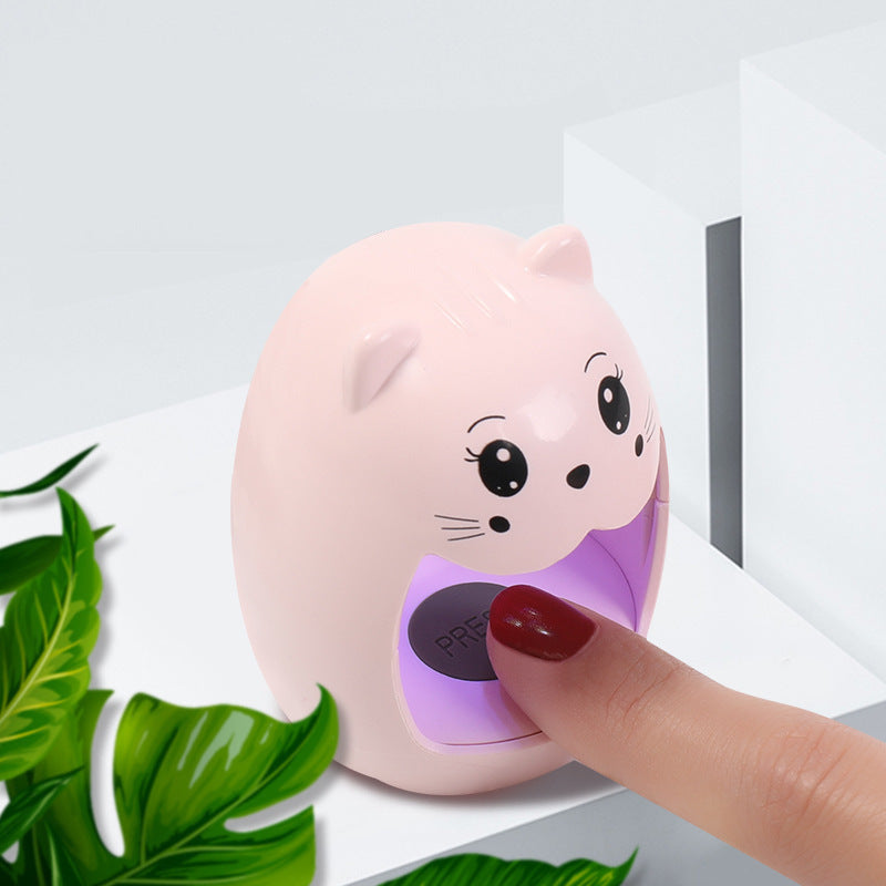 New Mini-Portable Nails Phototherapy Lamp Cute Egg Shape