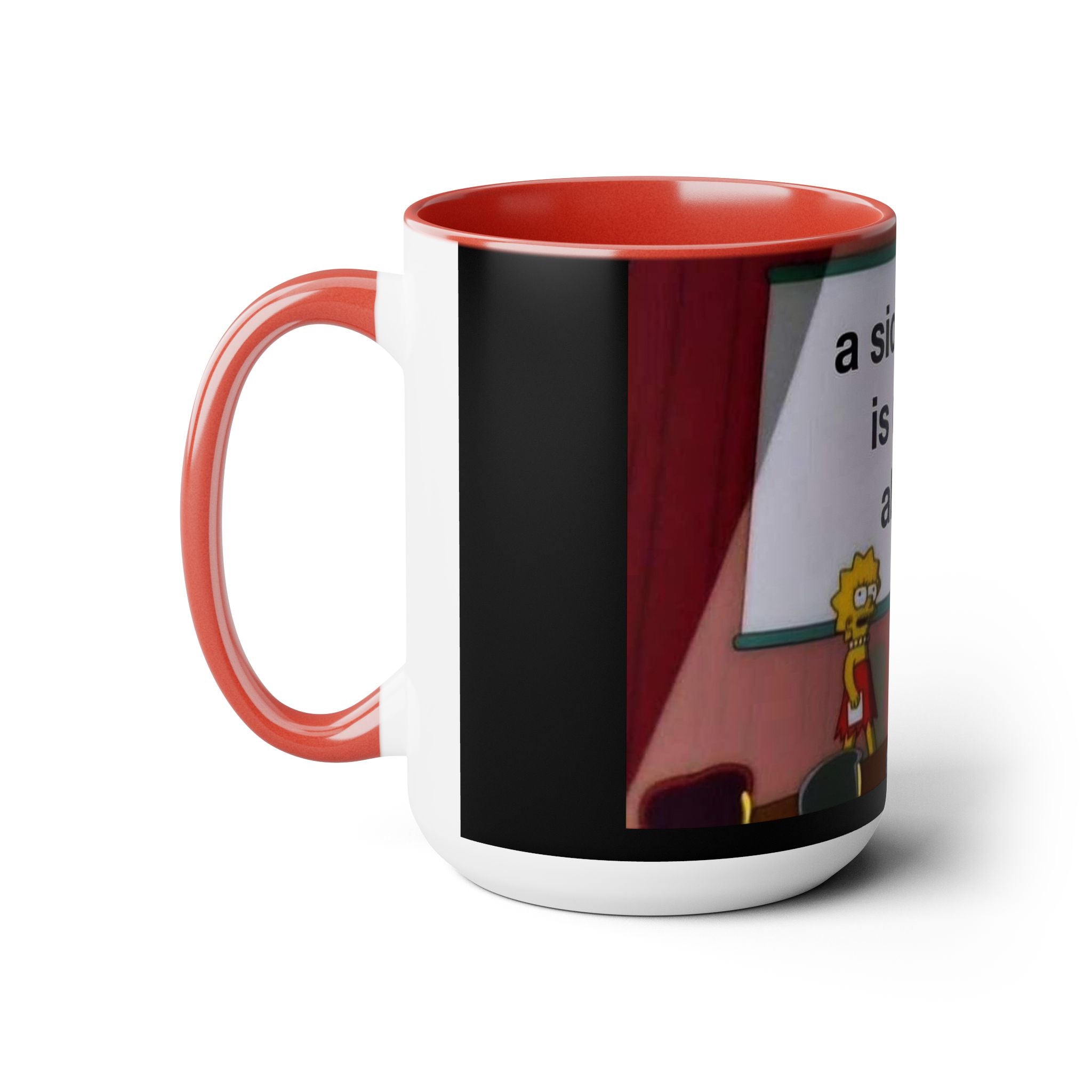 Two-Tone Coffee Mugs, 15oz