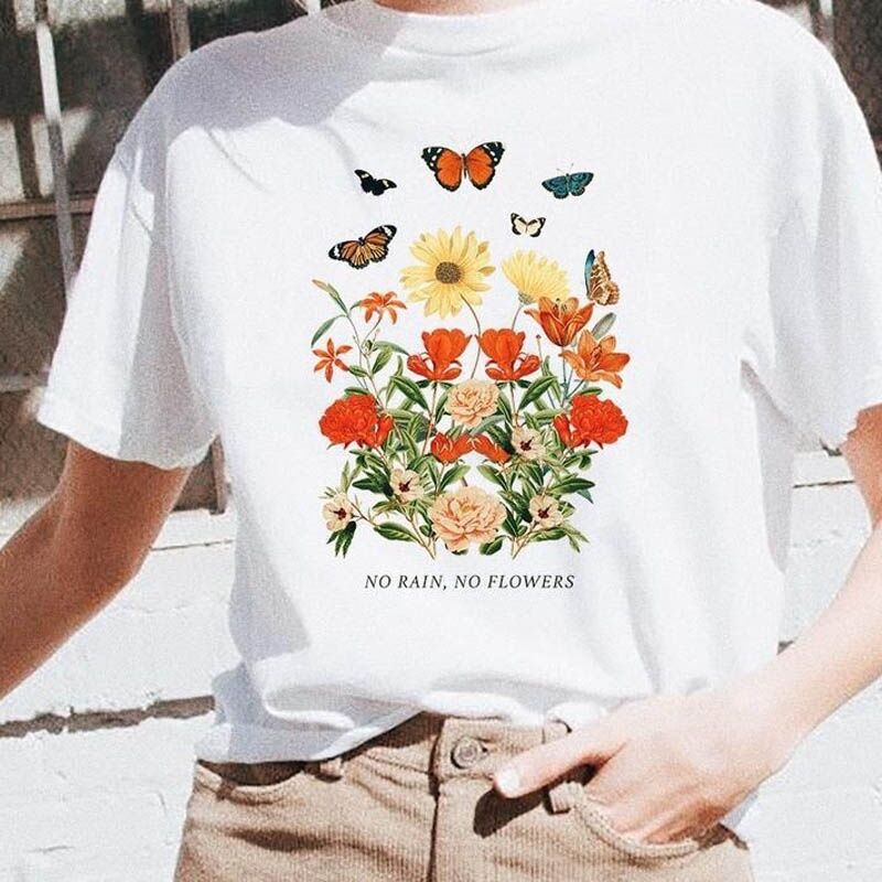 Cartoon Printed Short Sleeve
