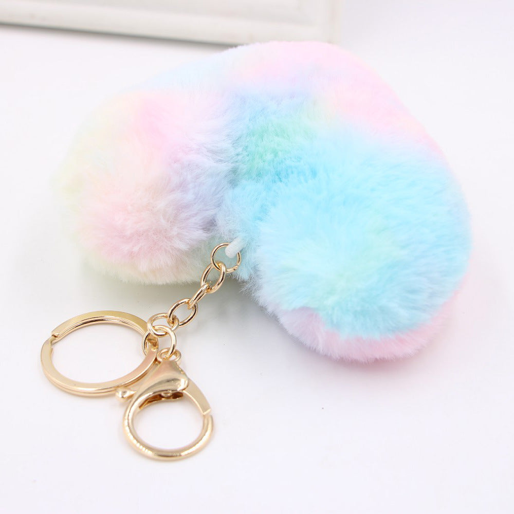Cute Hair Ball Bag Pendant Key Chain
