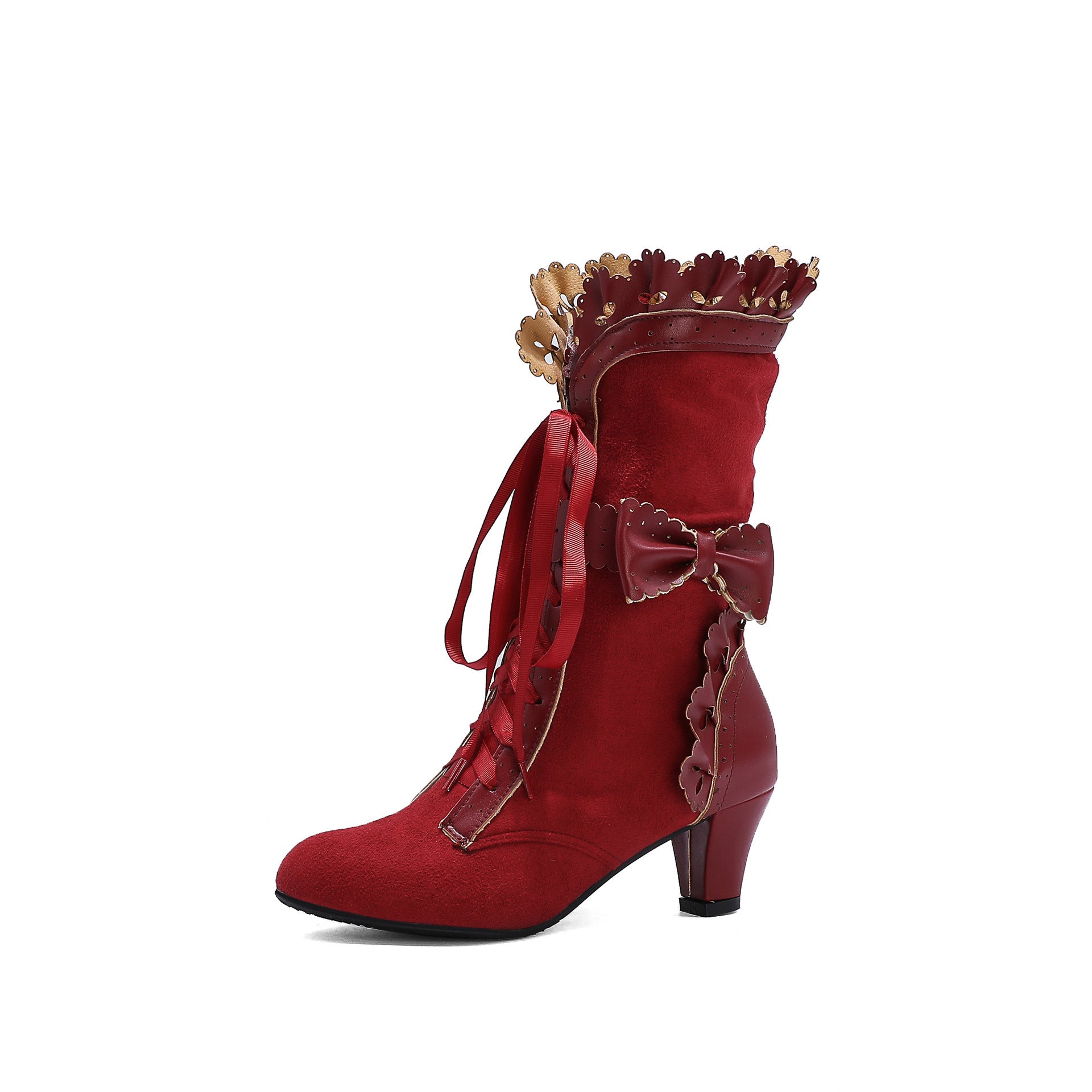 Lace High Heels with Lace