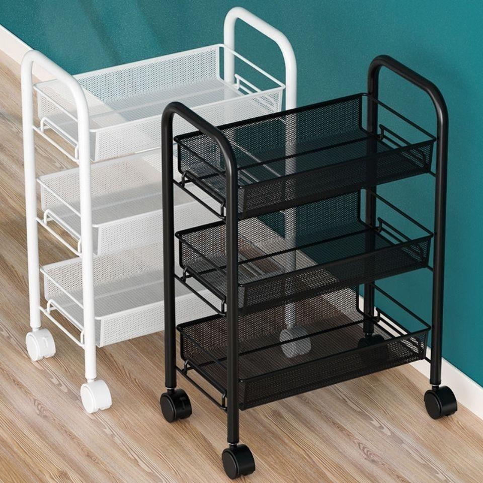 Kitchen Shelf Floor Multi-Tier Movable Household