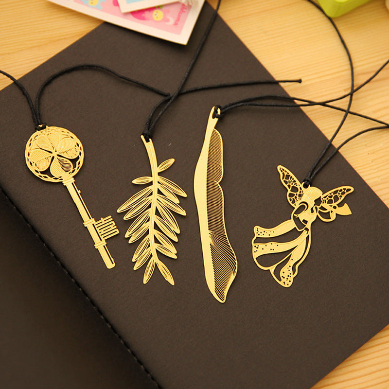 Vintage Hollow Leaf Vein Bookmark
