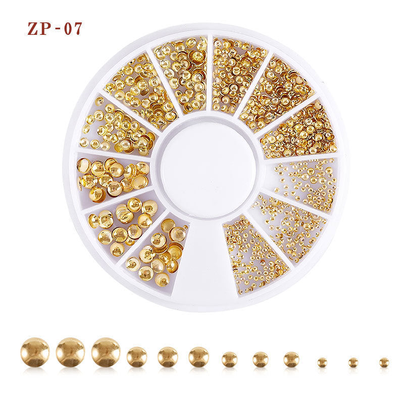 Nail Ornament Star Moon Rivet Hollow-Out Alloy Nails Decoration