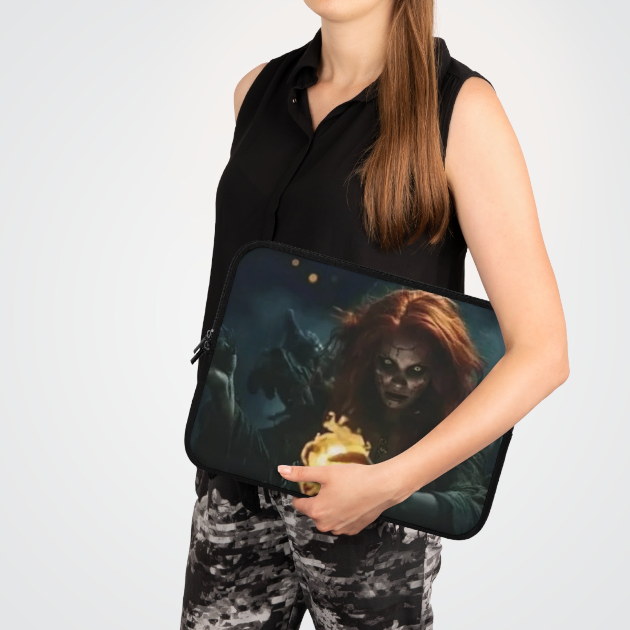 Witch Fire Ball Laptop Sleeve Case