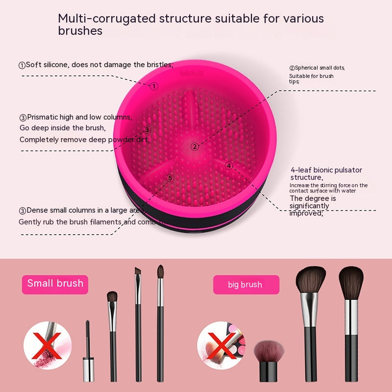 Electric Cosmetic Brush Cleaning Device Type-C Suit Beauty Tools