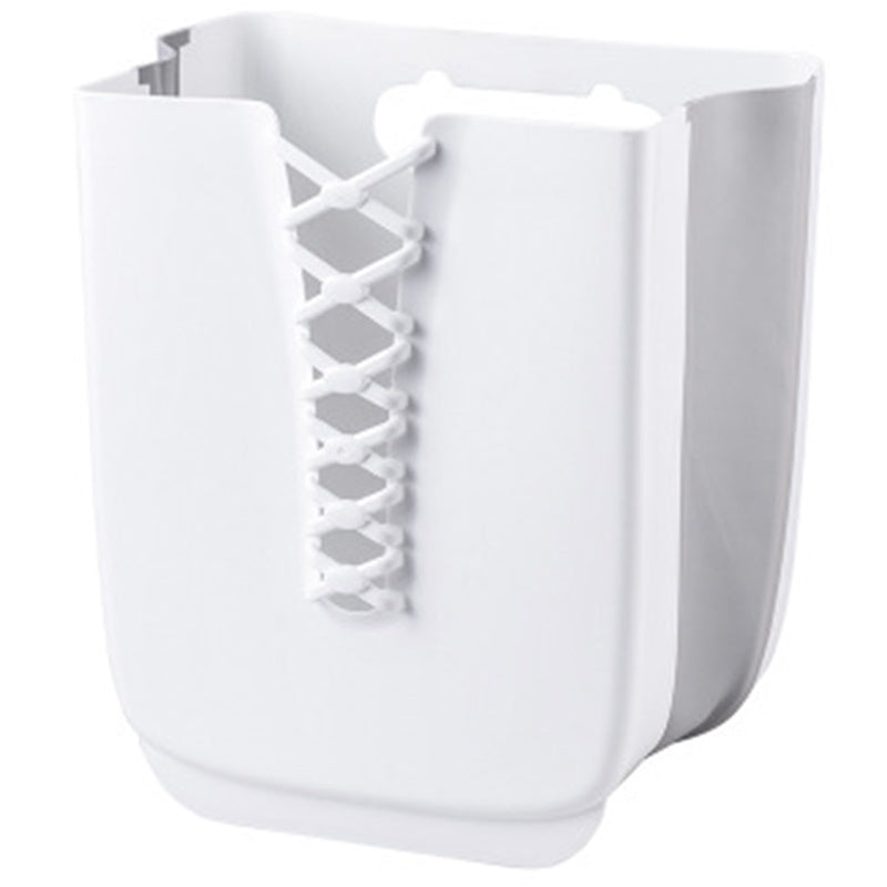 Wall-Mounted Folding Clothes Storage Basket