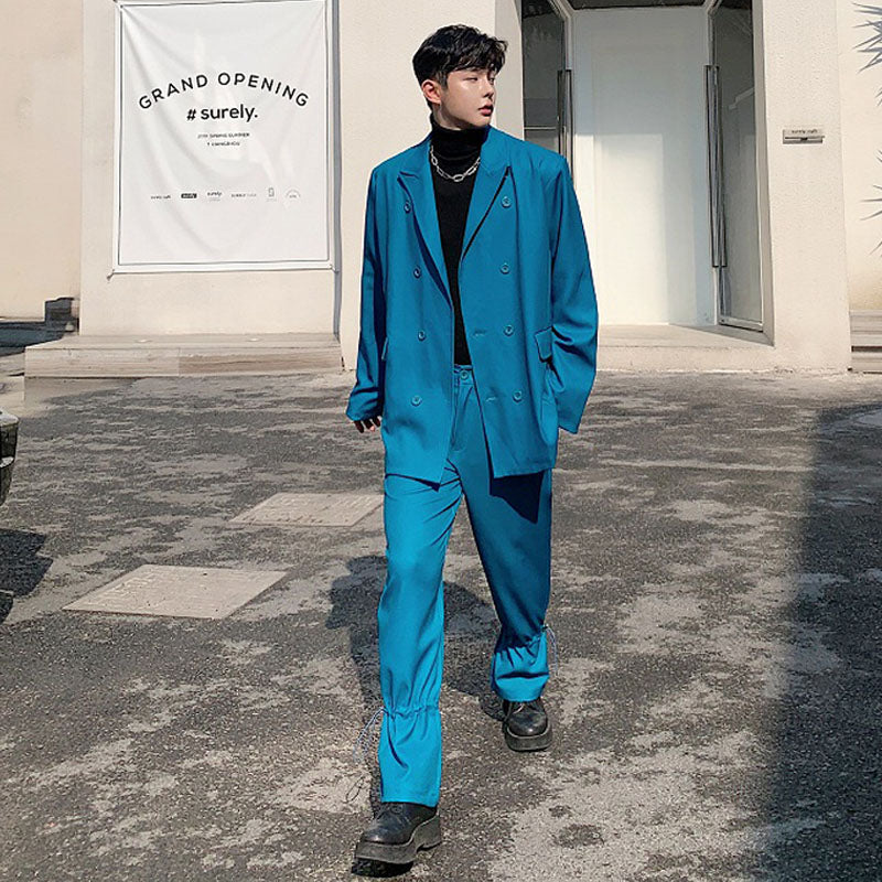 Peacock Blue Suit