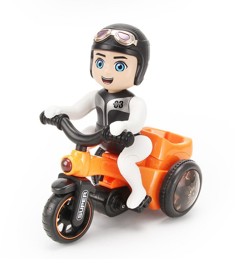 Light Music Spin Tricycle Motorcycle Stunt Spin Car