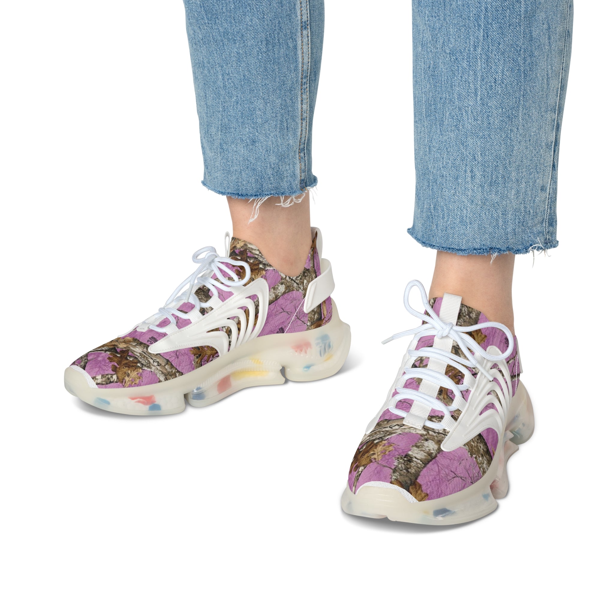 Women's Camo Mesh Sneakers