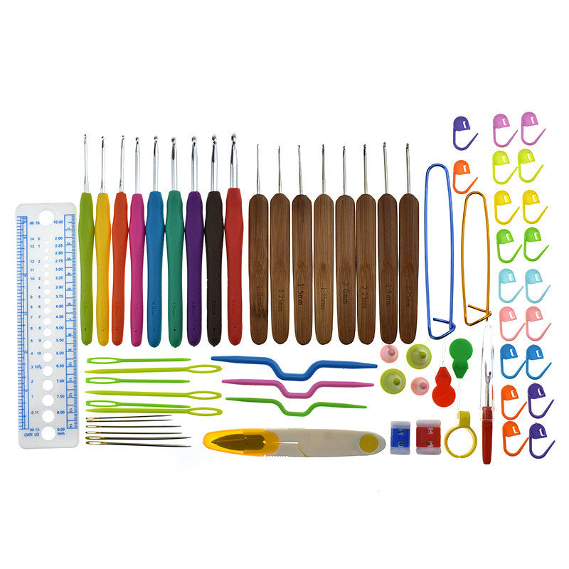 New Product Crochet Bamboo Handle Crochet Set
