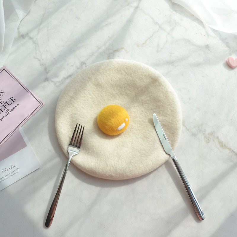 Poached Egg Beret